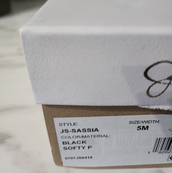 New Jessica simpson Sassia woven strap heeled sandals sz 5m - Picture 4 of 9